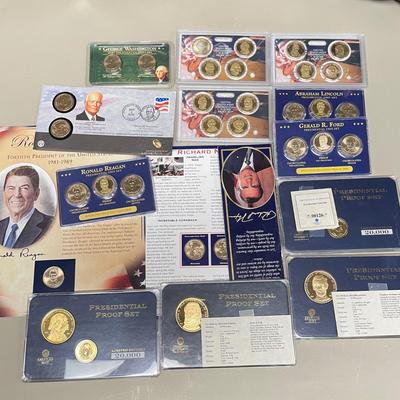 Proof Presidential Dollar Coins (ST-SS)