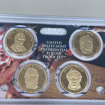 Proof Presidential Dollar Coins (ST-SS)