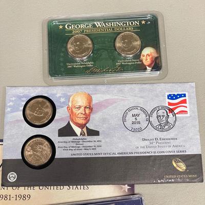 Proof Presidential Dollar Coins (ST-SS)