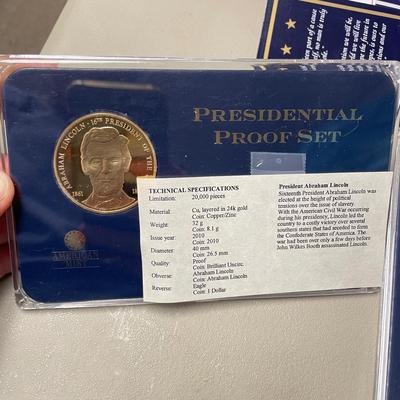 Proof Presidential Dollar Coins (ST-SS)