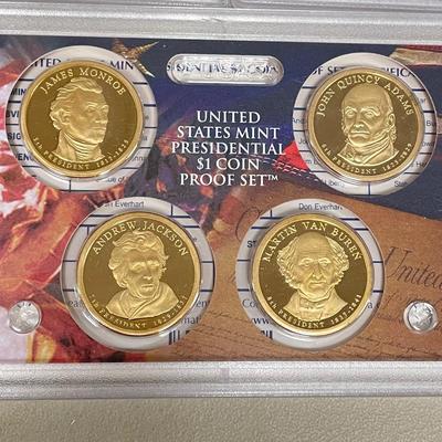 Proof Presidential Dollar Coins (ST-SS)