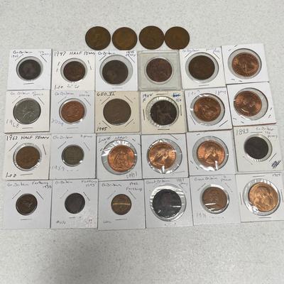 Collection of British Coins dating back to 1875 ( ST-SS)