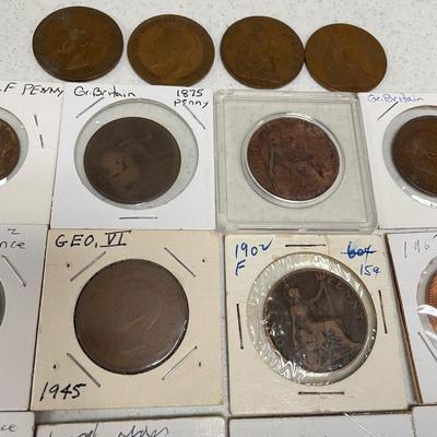 Collection of British Coins dating back to 1875 ( ST-SS)