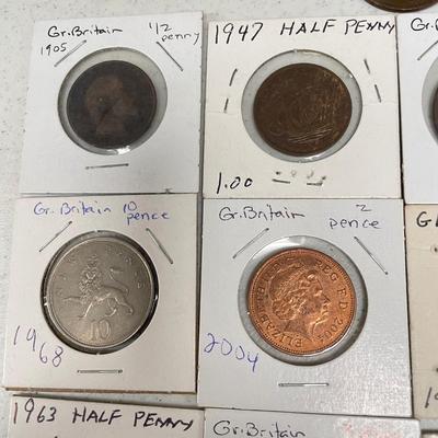 Collection of British Coins dating back to 1875 ( ST-SS)