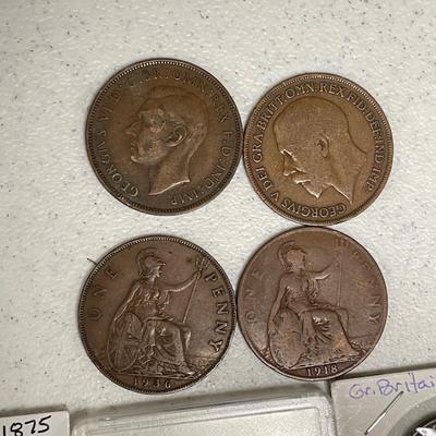 Collection of British Coins dating back to 1875 ( ST-SS)