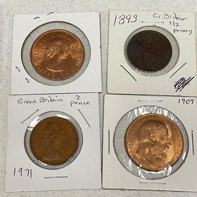 Collection of British Coins dating back to 1875 ( ST-SS)