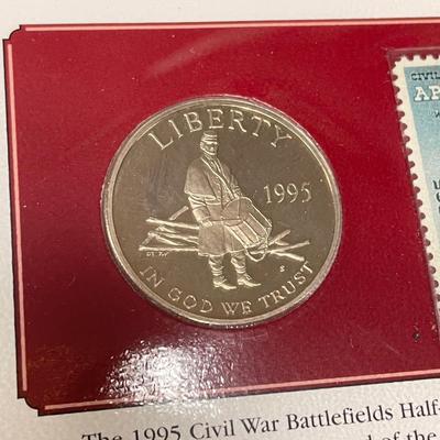 US Coin/Stamp Sets w/ Germany & Vietnam (ST-SS)