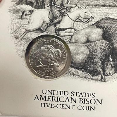 US Coin/Stamp Sets w/ Germany & Vietnam (ST-SS)