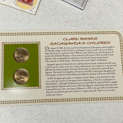 US Coin/Stamp Sets w/ Germany & Vietnam (ST-SS)