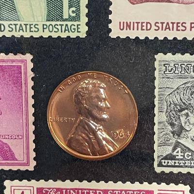 US Coin/Stamp Sets w/ Germany & Vietnam (ST-SS)