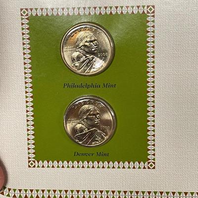 US Coin/Stamp Sets w/ Germany & Vietnam (ST-SS)