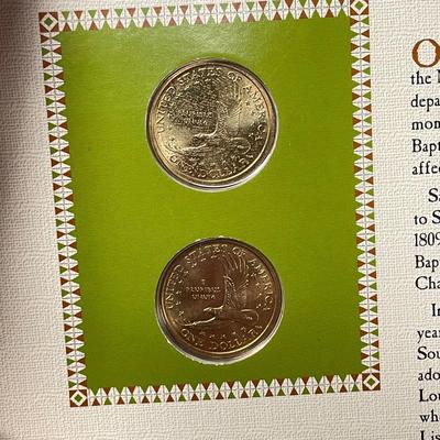 US Coin/Stamp Sets w/ Germany & Vietnam (ST-SS)