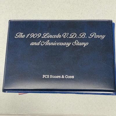 US Coin/Stamp Sets w/ Germany & Vietnam (ST-SS)