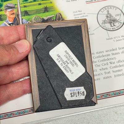 US Coin/Stamp Sets w/ Germany & Vietnam (ST-SS)