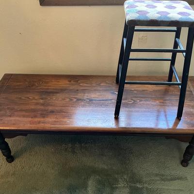 Coffee Table with Stool