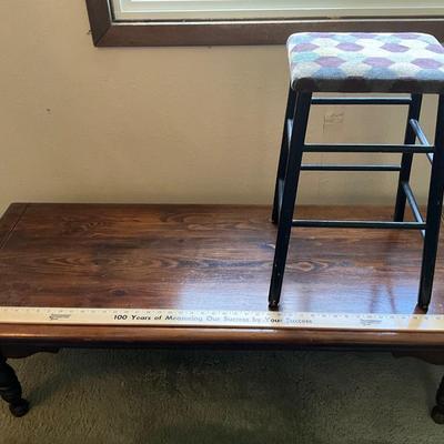 Coffee Table with Stool