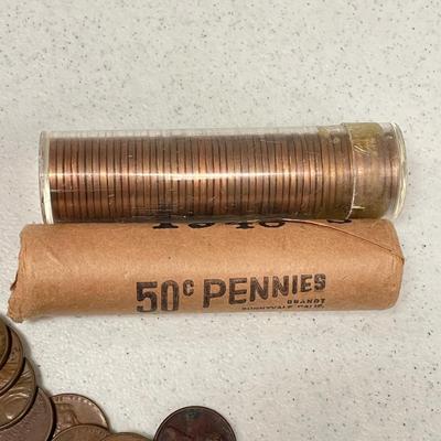 Indian Head Penny Set & Wheat Pennies (ST-SS)