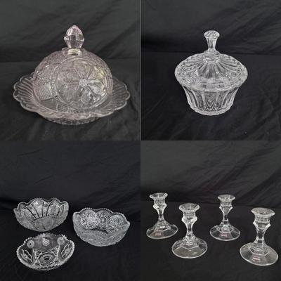 Collection of Crystal Dishes and Decor (DR-DZ)