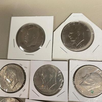 Large Lot of Eisenhower Dollar Coins (ST-SS)