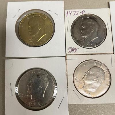 Large Lot of Eisenhower Dollar Coins (ST-SS)