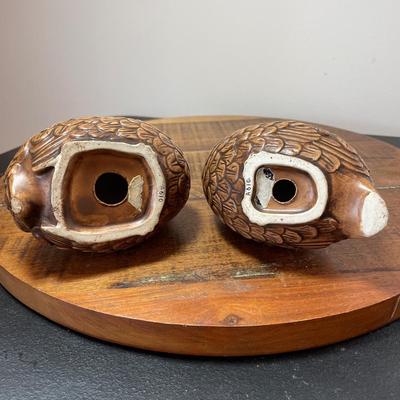 Porcelain Quail Figurines