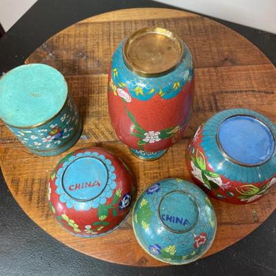 Enameled Brass Items
