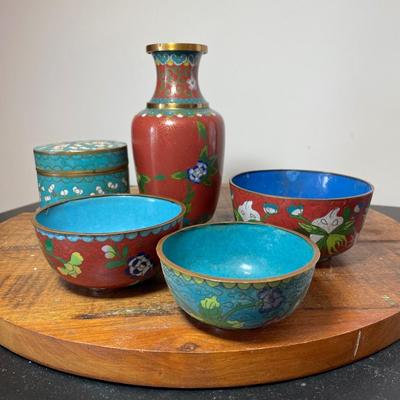 Enameled Brass Items
