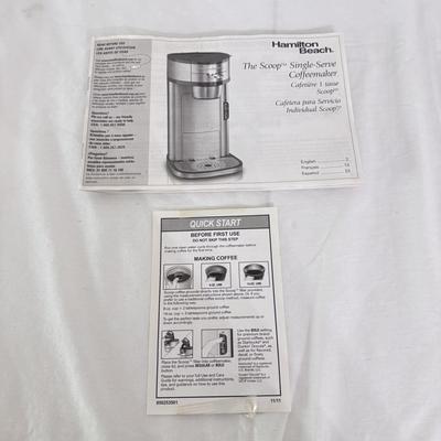 Hamilton Beach ‘The Scoop’ Single-Serve Coffeemaker and More (K-DZ)