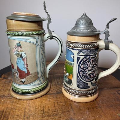 German Beer steins