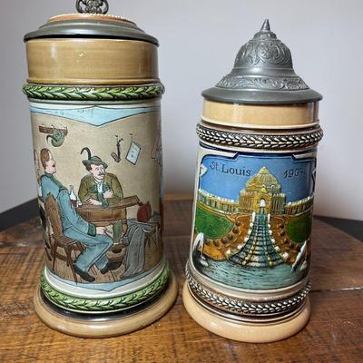 German Beer steins