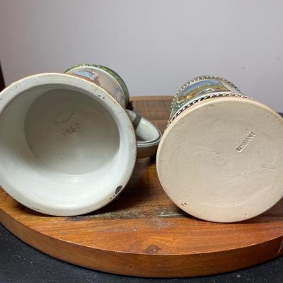 German Beer steins