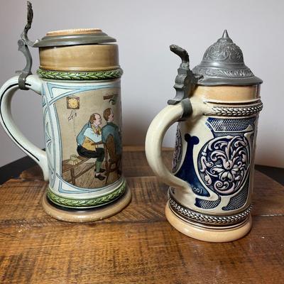 German Beer steins
