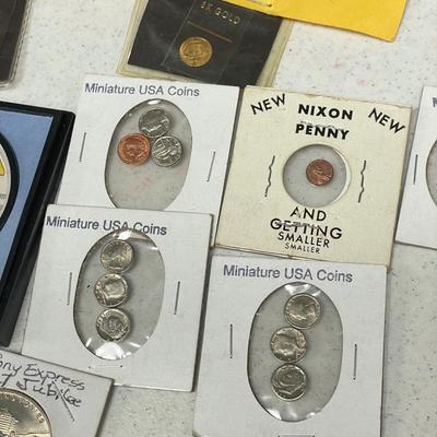 Fun & Travel Coins incl Mini Gold Coins (ST-SS)