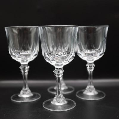 Crystal Wine Glasses - Set of 4