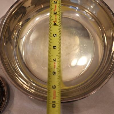 Two Chafing Dishes, Dome Stand & Burner Silverplate