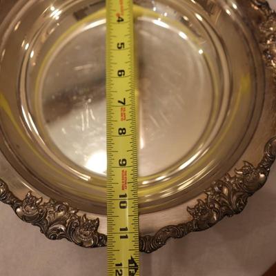 Two Chafing Dishes, Dome Stand & Burner Silverplate