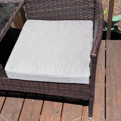 VINGLI Wicker Outdoor Loveseat (Y-DZ)
