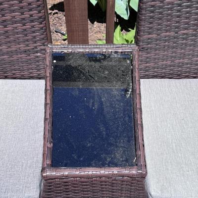 VINGLI Wicker Outdoor Loveseat (Y-DZ)