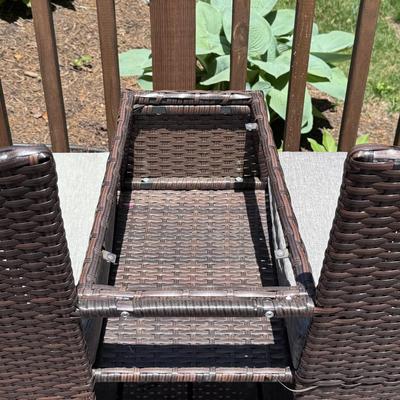 VINGLI Wicker Outdoor Loveseat (Y-DZ)