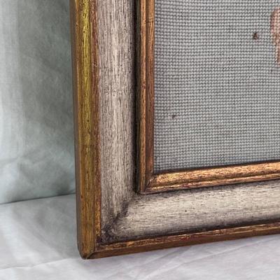 "Pinkie" & "Blue Boy" Framed Needlepoints (PB-DZ)