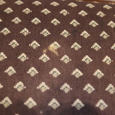 Vintage Mahogany Upholstered Side Chair
