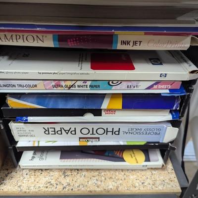 Assortment Of Various Styles & Colors Of Stock Paper Photo/Computer 3Paper (SR)