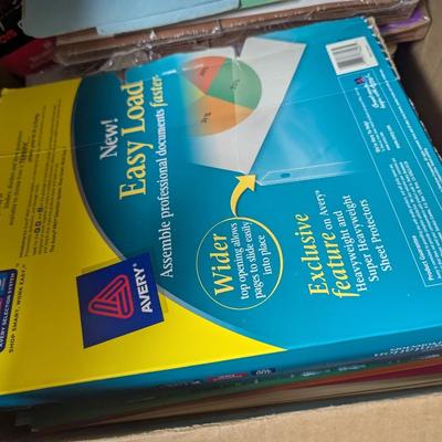 Array Of Home/Office Supplies Stickies Mailers Binders (SR)