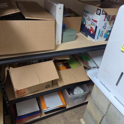 Array Of Home/Office Supplies Stickies Mailers Binders (SR)