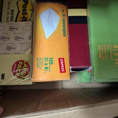 Array Of Home/Office Supplies Stickies Mailers Binders (SR)
