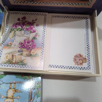 Assortment Of Memo Pads Boxes Greeting Cards (SR)