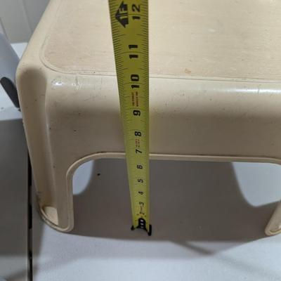 Plastic Table & Step Stools (SR)