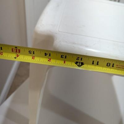 Plastic Table & Step Stools (SR)