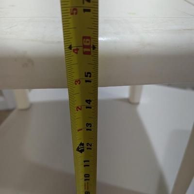 Plastic Table & Step Stools (SR)