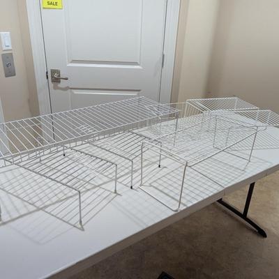 Home White Wire Cabinet Helper Shelves (SR)